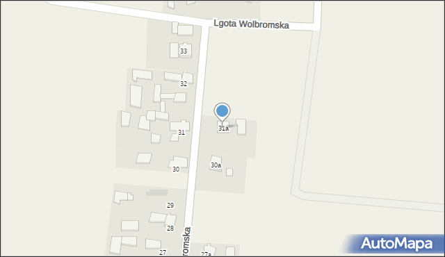 Lgota Wolbromska, Lgota Wolbromska, 31a, mapa Lgota Wolbromska