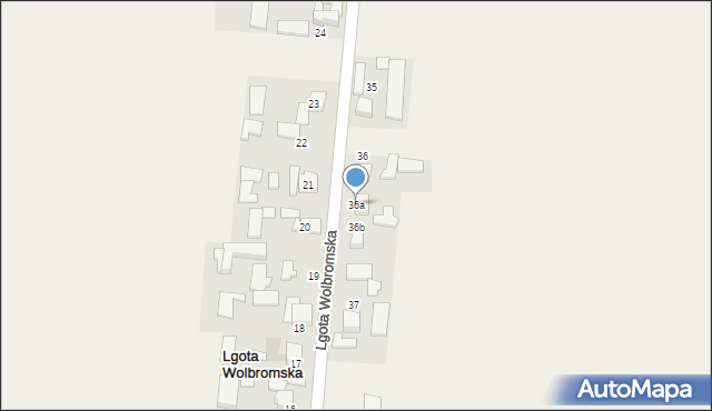 Lgota Wolbromska, Lgota Wolbromska, 36a, mapa Lgota Wolbromska