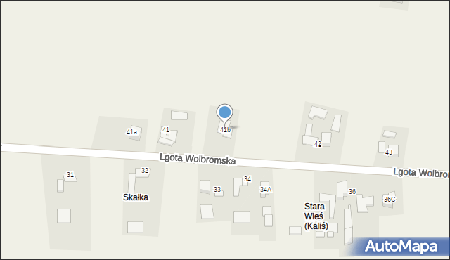 Lgota Wolbromska, Lgota Wolbromska, 41b, mapa Lgota Wolbromska