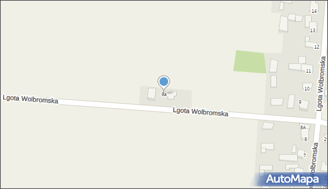 Lgota Wolbromska, Lgota Wolbromska, 9a, mapa Lgota Wolbromska