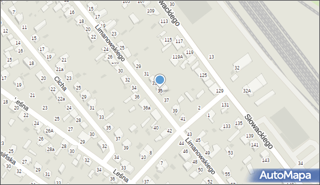 Aleksandrów Kujawski, Limanowskiego Bolesława, 35A, mapa Aleksandrów Kujawski