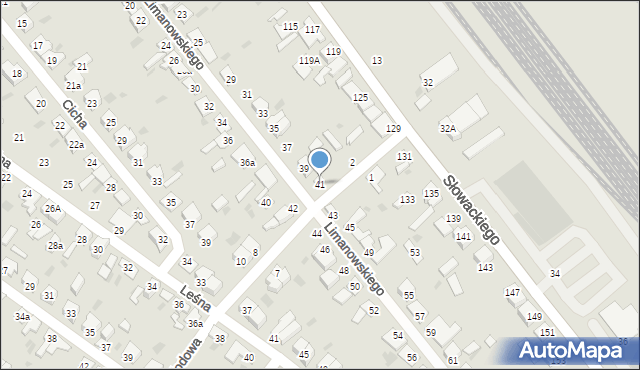 Aleksandrów Kujawski, Limanowskiego Bolesława, 41, mapa Aleksandrów Kujawski