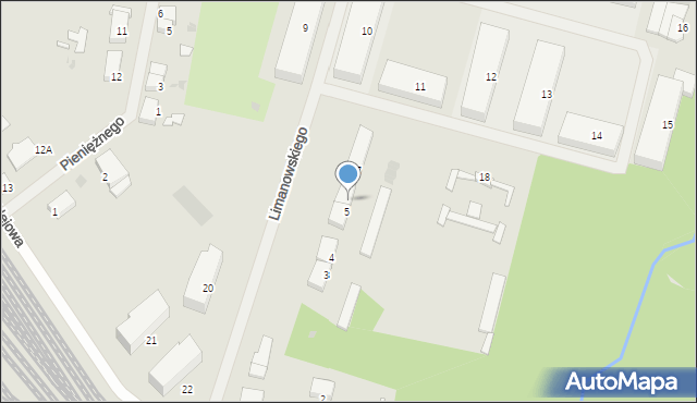Bartoszyce, Limanowskiego Bolesława, 6, mapa Bartoszyce