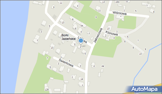 Białobrzegi, Lipowa, 3, mapa Białobrzegi