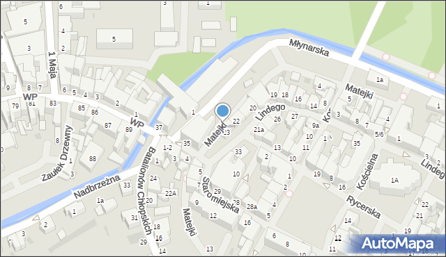 Białogard, Lindego, 99, mapa Białogard