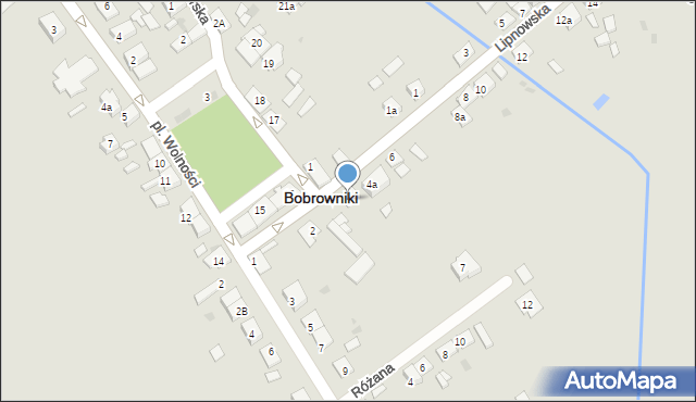 Bobrowniki, Lipnowska, 4, mapa Bobrowniki