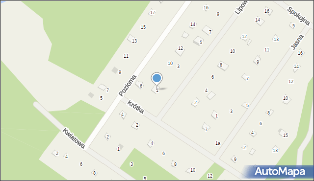 Brańszczyk, Lipowa, 1, mapa Brańszczyk