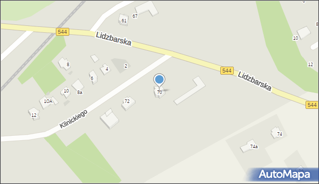 Brodnica, Lidzbarska, 70, mapa Brodnica