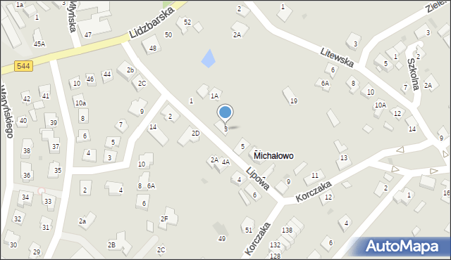 Brodnica, Lipowa, 3, mapa Brodnica