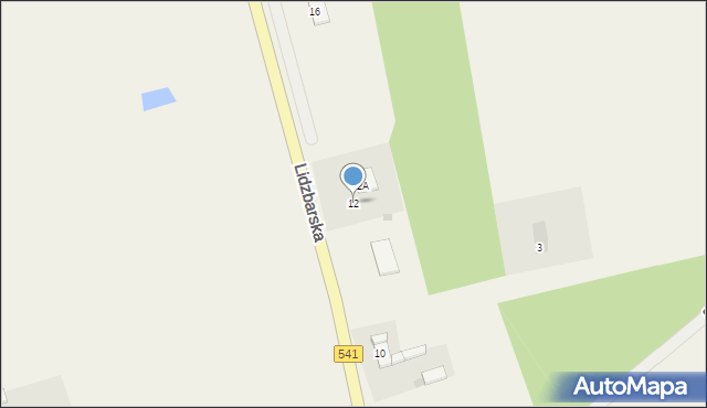 Brudnice, Lidzbarska, 12, mapa Brudnice