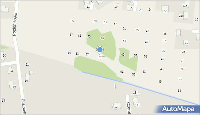 Brzozówka, Lipowa, 71, mapa Brzozówka