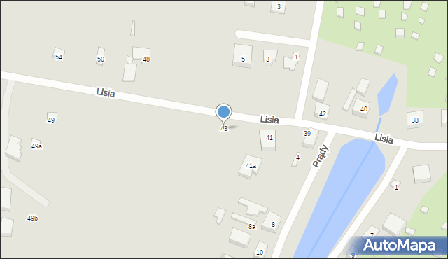 Bydgoszcz, Lisia, 43, mapa Bydgoszczy