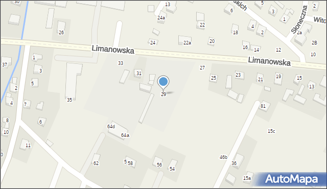 Chełmiec, Limanowska, 29, mapa Chełmiec