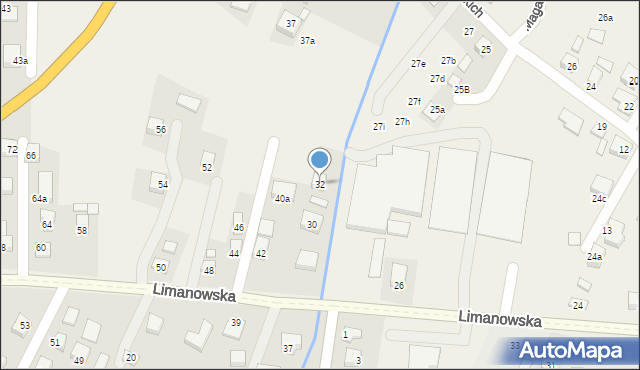 Chełmiec, Limanowska, 32, mapa Chełmiec