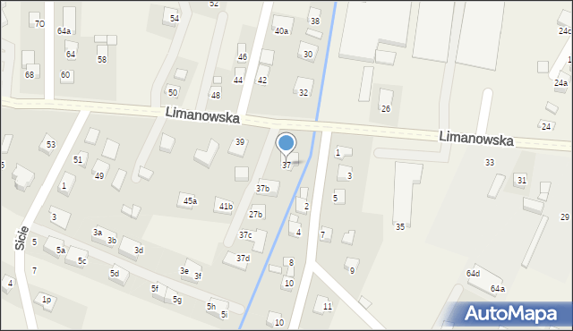 Chełmiec, Limanowska, 37, mapa Chełmiec