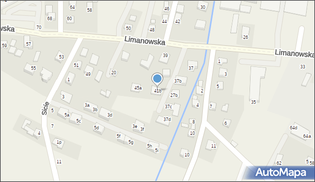 Chełmiec, Limanowska, 41b, mapa Chełmiec
