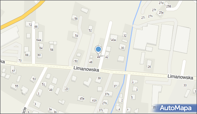 Chełmiec, Limanowska, 44, mapa Chełmiec