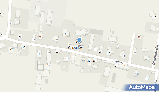 Chrzanów, Lipowa, 24A, mapa Chrzanów