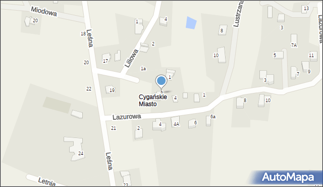 Czaniec, Literacka, 2, mapa Czaniec