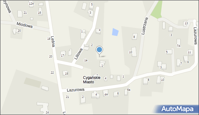 Czaniec, Literacka, 4, mapa Czaniec