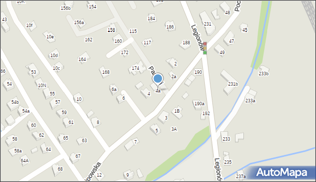 Czechowice-Dziedzice, Lipowska, 4a, mapa Czechowic-Dziedzic