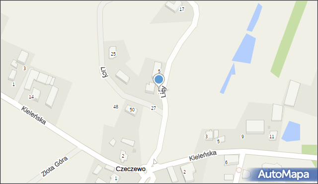 Czeczewo, Licy Anastazego, ks., 3, mapa Czeczewo