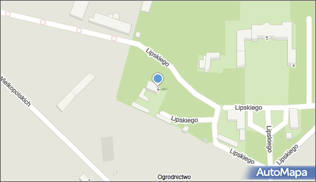 Czerniejewo, Lipskiego Józefa, gen., 7, mapa Czerniejewo