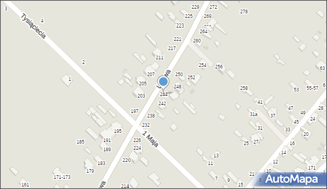 Dęblin, Lipowa, 244, mapa Dęblin