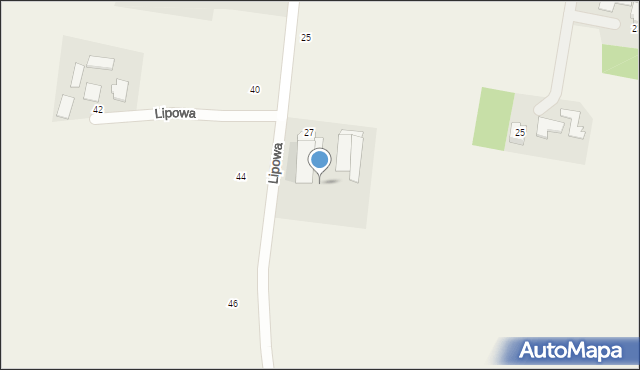 Dębowiec, Lipowa, 27, mapa Dębowiec