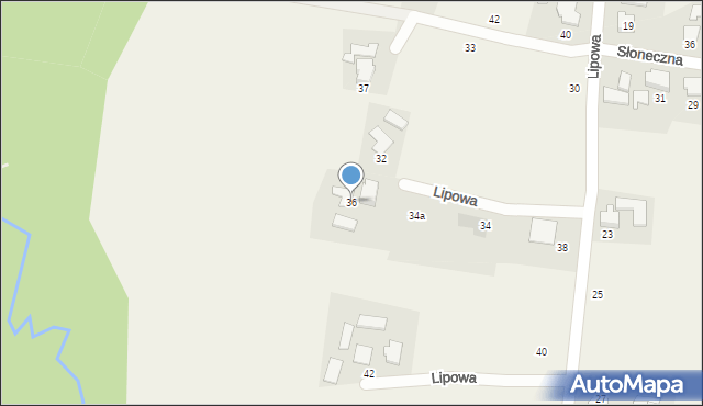 Dębowiec, Lipowa, 36, mapa Dębowiec