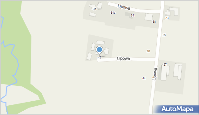 Dębowiec, Lipowa, 42, mapa Dębowiec