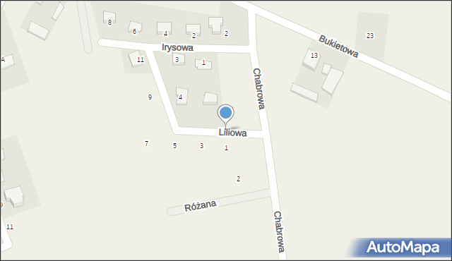 Dobrcz, Liliowa, 2, mapa Dobrcz