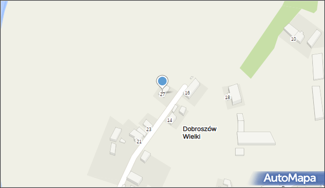 Dobroszów Wielki, Lipowa, 27, mapa Dobroszów Wielki