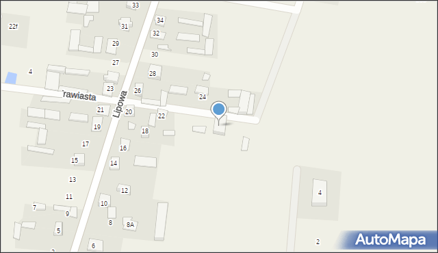 Dobrzyniewo Duże, Lipowa, 22, mapa Dobrzyniewo Duże