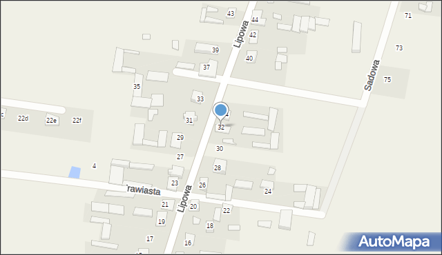 Dobrzyniewo Duże, Lipowa, 32, mapa Dobrzyniewo Duże