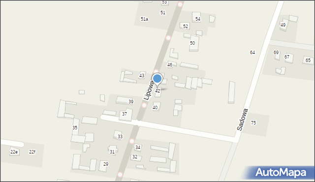 Dobrzyniewo Duże, Lipowa, 42/1, mapa Dobrzyniewo Duże