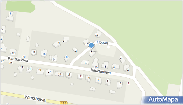 Dolaszewo, Lipowa, 5, mapa Dolaszewo