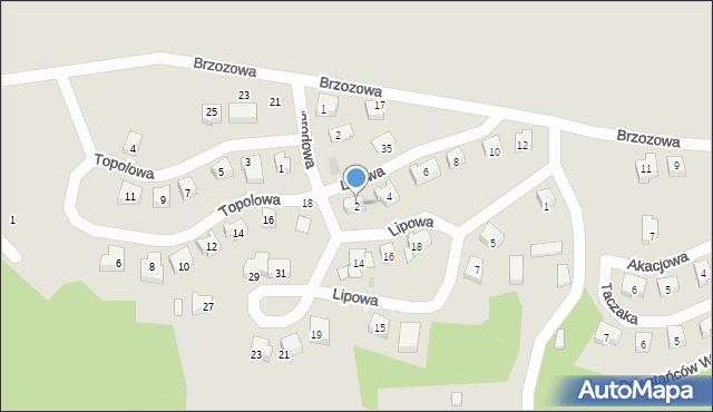 Dolsk, Lipowa, 2, mapa Dolsk
