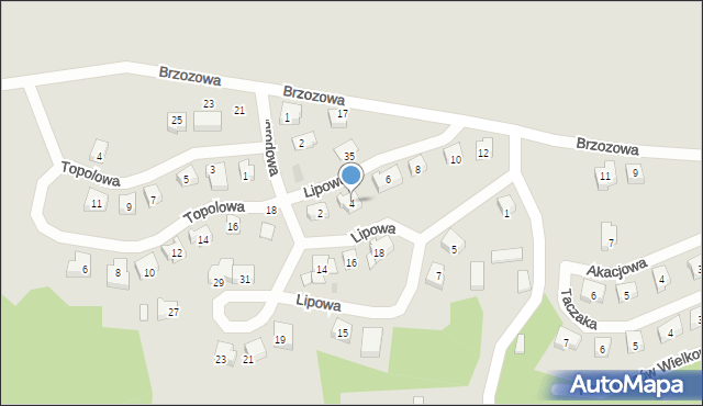 Dolsk, Lipowa, 4, mapa Dolsk