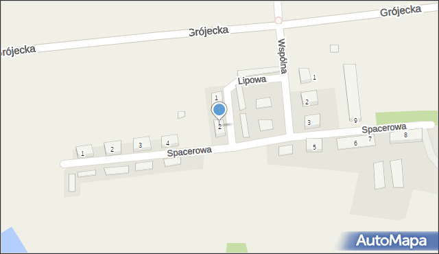 Drwalew, Lipowa, 2, mapa Drwalew