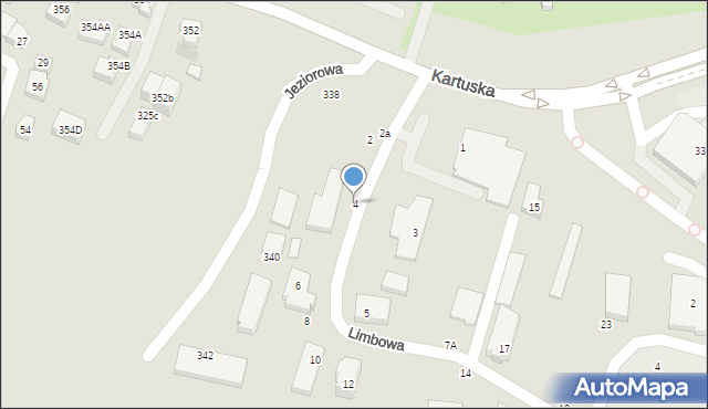 Gdańsk, Limbowa, 4, mapa Gdańska