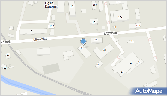 Gdańsk, Litewska, 3/4, mapa Gdańska