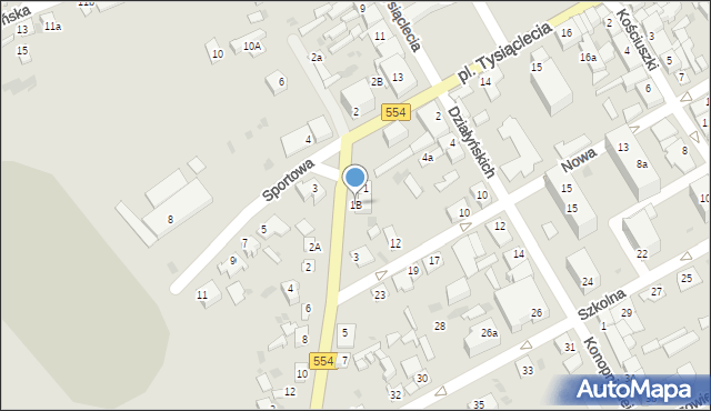 Golub-Dobrzyń, Lipnowska, 1B, mapa Golub-Dobrzyń