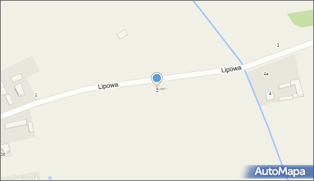 Gwizdały, Lipowa, 2, mapa Gwizdały