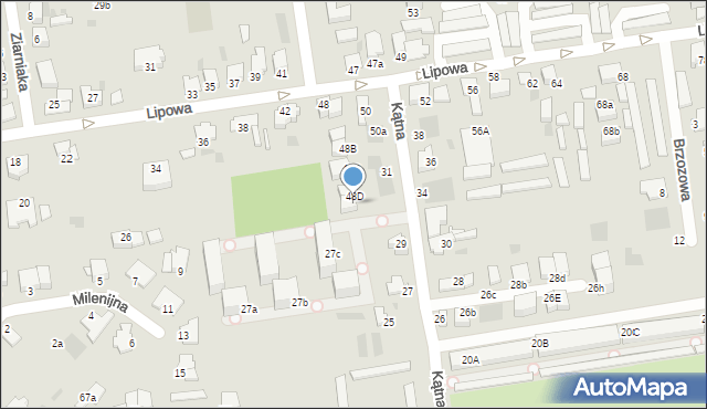 Inowrocław, Lipowa, 48E, mapa Inowrocławia