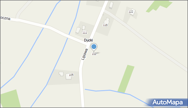 Jaśkowice, Lipowa, 112, mapa Jaśkowice