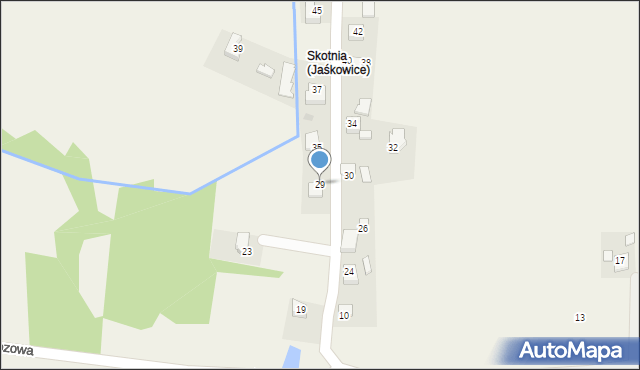 Jaśkowice, Lipowa, 29, mapa Jaśkowice