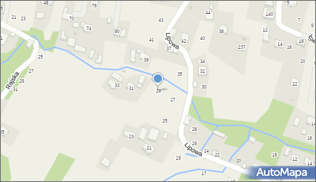 Jastrzębia, Lipowa, 29, mapa Jastrzębia