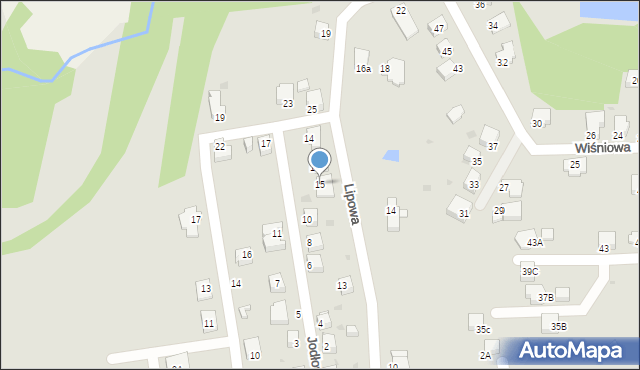 Jastrzębie-Zdrój, Lipowa, 15, mapa Jastrzębie-Zdrój