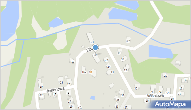 Jastrzębie-Zdrój, Lipowa, 22, mapa Jastrzębie-Zdrój